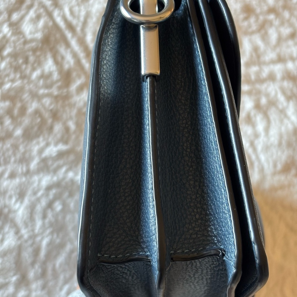 Coach Tabby 26 in Denim/Silver with Leather Wrapped “C” - Picture 3 of 13